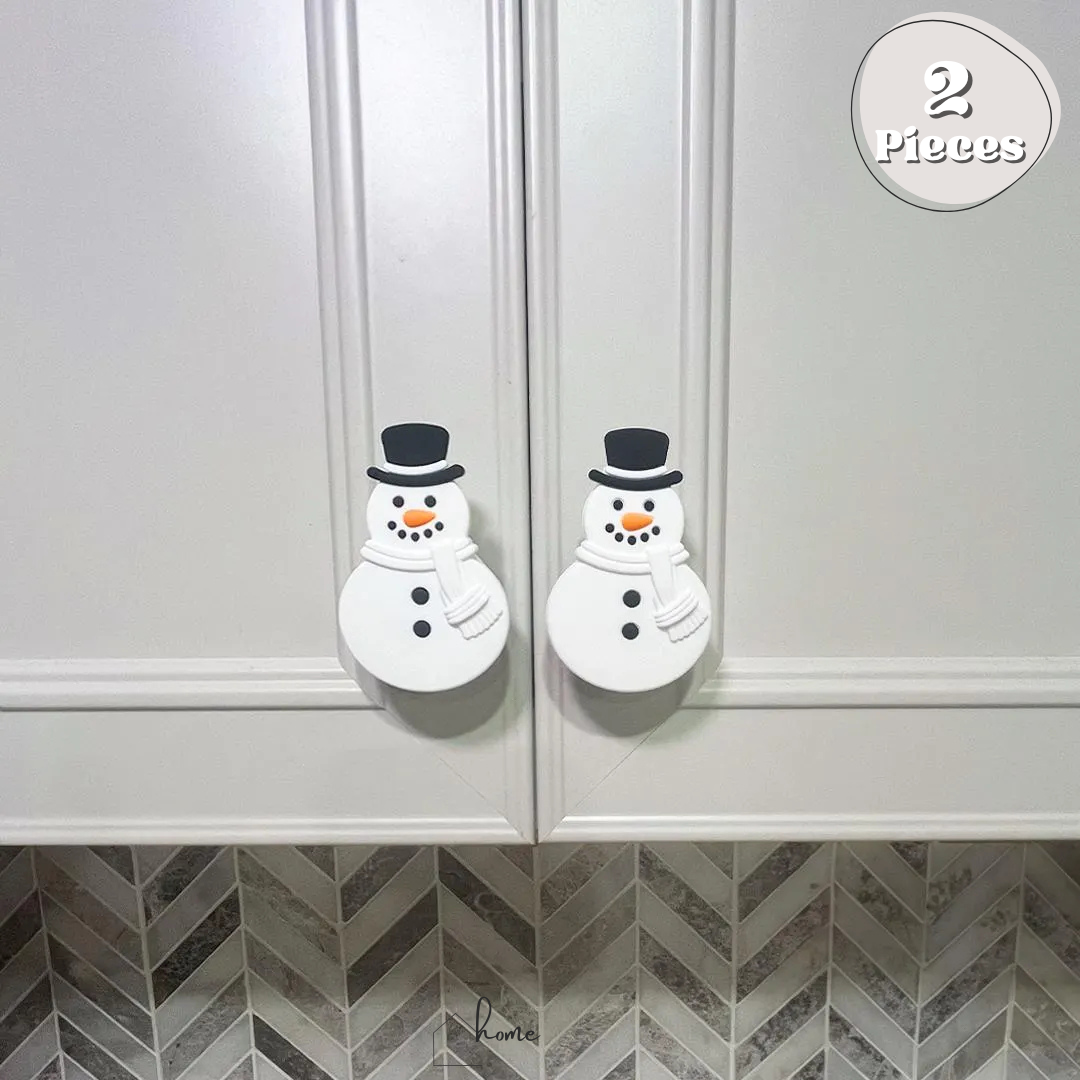 Snowman Knob Decor | 2 Piece Set