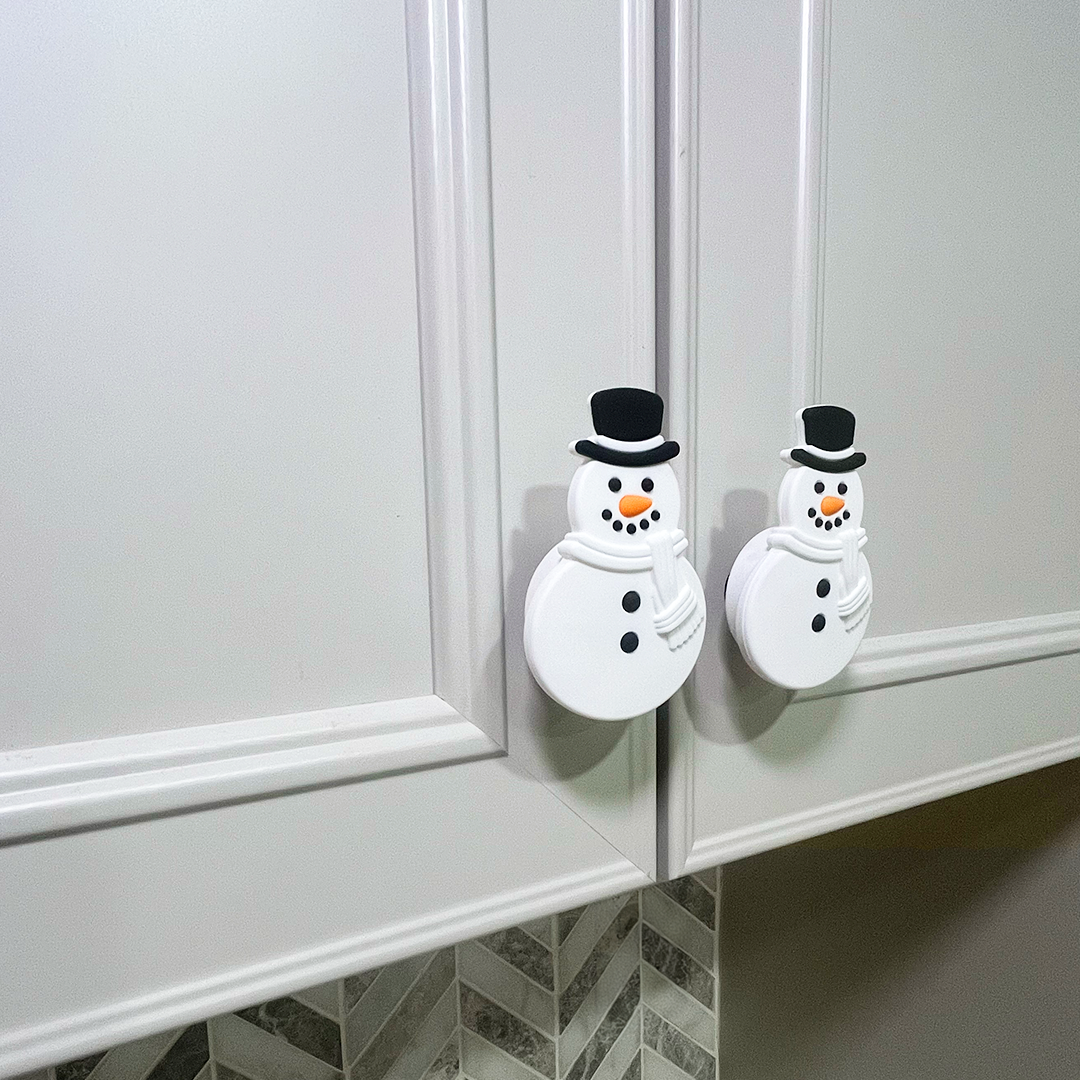 Snowman Knob Decor | 12 Piece Set