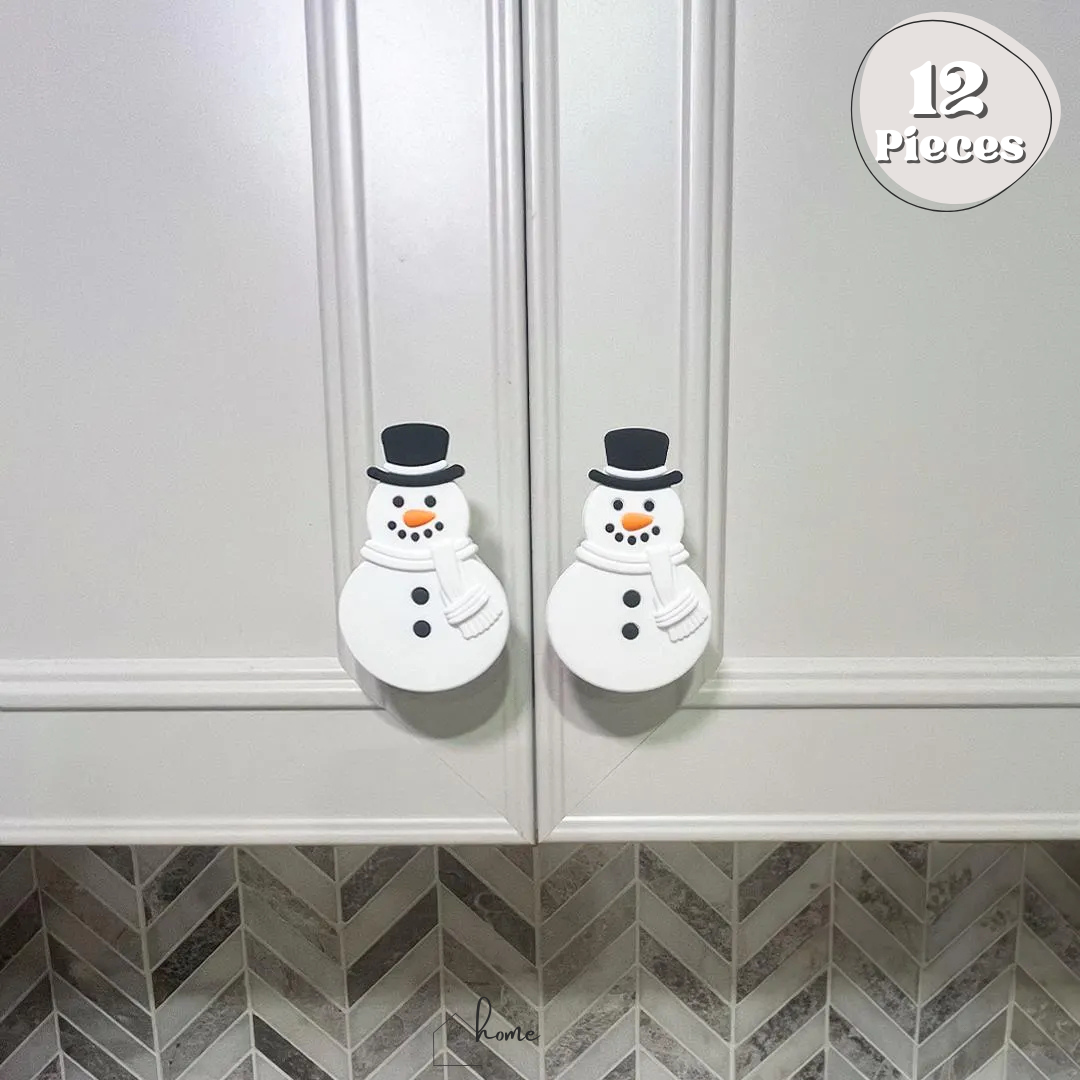 Snowman Knob Decor | 12 Piece Set